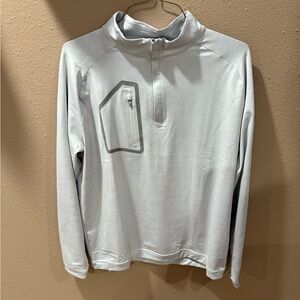 Peter Millar Perth 1/4 Zip - Light Grey - Large